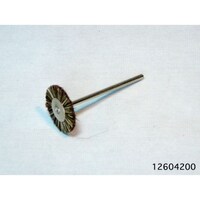 バーテック ミニチュアホイルブラシ 茶イカツ毛 1セット(5個入) 12E P5 19.0X2.4 12E P5 19.0X2.4 1セット