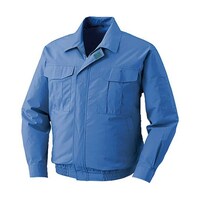 空調服 冷却上着 綿薄手ワーク KU90550 ウエアのみ ライトブルー 4L KU90550C24S6 KU90550C24S6 1着