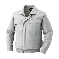 空調服 綿薄手タチエリウェアのみ シルバー LL KU91400C06S4 KU91400C06S4 1着