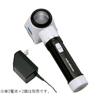 クリアー光学 ライト付ルーペ ガラスレンズ 7倍 30mm 目盛付 ACアダプター付 CD503AC 1個