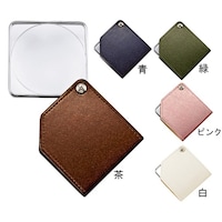 クリアー光学 携帯用ルーペ 本革 拡大鏡