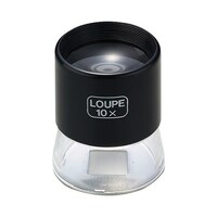 クリアー光学 0.2mm目盛付ルーペ 10倍 P10N