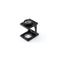 クリアー光学 縞見ルーペ リネンテスター 1mm目盛付 10倍 15mm ICW10N