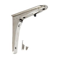 スガツネ工業 (120030111)BOS180ステンレス鋼製折りたたみ棚受 BOS180 BOS180 1個