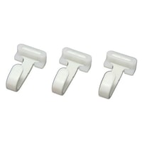 ハイロジック フックレール用フック ホワイト 3個入 FRFW3