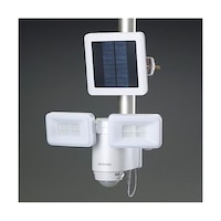 アズワン 2灯 防雨型LEDセンサーライト(ソーラー式) EA864CB204B EA864CB204B 1個