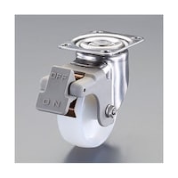 アズワン 65mm キャスター(自在金具・ブレーキ付・ステンレス製) EA986PT521 EA986PT521 1個