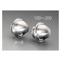 アズワン 122134mm 丸型ガラリ(防火ダンパー・フード付/SUS EA997MB125 EA997MB125 1個