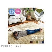 アズワン ラグ 滑りにくい 暖かい 保温 蓄熱