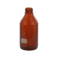 SCHOTT ねじ口びん セーフティコート 茶褐色 びんのみ 1L 1箱(10本入) 01729010005A 1箱