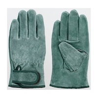富士グローブ 牛床皮オイル加工内綿マジック付手袋 オイル331 1ケース(10双入) 5334 64829789 1ケース