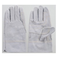 富士グローブ 牛床皮特大アテ付内縫手袋 フリー 1ケース(10双入) 5858 64829966 1ケース