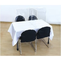 アーテック 飛沫防止十字型卓上パーテーション 長方形タイプ 51229