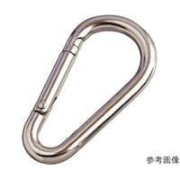 水本 ステンレス ナス型カラビナ(環なし) SUS316 線径10mm 長さ102mm (1個入) B2655 B2655 1個
