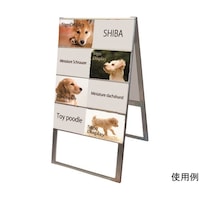 常磐精工 カードケーススタンド看板 A4横16両面ハイ CCSKA4Y16RH 1台