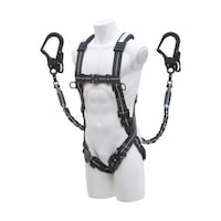 KH フルハーネス じゃばらストレッチ XV型+2丁掛けランヤード セット XVGSLTPWS2 XVGSLTPWS2 1本