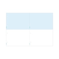 ヒサゴ マルチプリンタ帳票 A3 カラー 4面 8穴 1セット(600枚入) BP2076Z 1セット