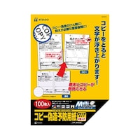 ヒサゴ マルチプリンタ帳票 コピー偽造予防用紙 浮き文字タイプ A4 2面 4穴 1セット(100枚入) BP2102 1セット