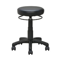 アール・エフ・ヤマカワ ラウンドキャスタースツール ブラック RFRCSFPBK RFRCSFPBK 1脚