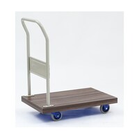 金沢車輌 木製カバー付小型静音台車(ハンドル固定式) JW102GS 1台