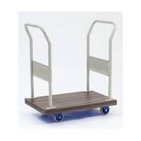 金沢車輌 木製カバー付小型静音台車(両ハンドル固定式) JW103GS 1台