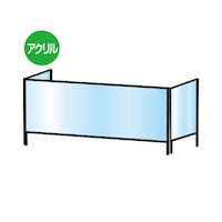 常磐精工 ブラックパーテーションスタンド