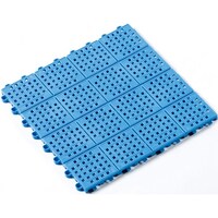 テラモト タッチマット2 青300×300 MR0641763 1枚