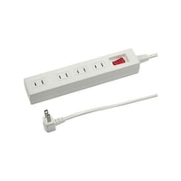 ヤザワ 集中スイッチ付節電タップ 4個口 2m 白 Y02412WH Y02412WH 1個