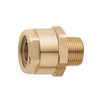 トヨックス ホース継手 真鍮製 トヨコネクタ TC3B型 適合ホース内径9ミリ 継手規格R1/4 TC3B9R1/4