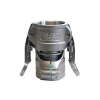 トヨックス ホース継手(カムロックアダプターと互換性あり) ステンレス製 トヨコネクタ TC6CSN型 適合ホース内径50ミリ 継手規格2インチ TC6CSN50 1個