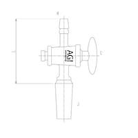 旭製作所 コック付排気管直管