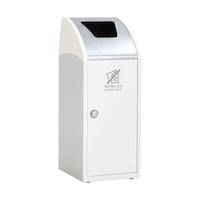 テラモト TrimSLF ステン オフホワイト もえないゴミ用 DS1686127 1台