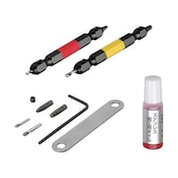 アネックスツール アネックス なめたネジはずしビット2本組 M2.5―5ネジ用 ステンレスネジにも対応 全長65mm ANHS2