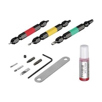 アネックスツール アネックス なめたネジはずしビット3本組 M2.5―8ネジ用 ステンレスネジにも対応 全長65mm ANHS3