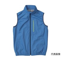 空調服 遮熱タチエリ空調ベスト ブルー 4L KU92140N50S6 KU92140N50S6 1着
