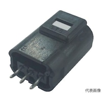 アズワン 防水コネクタ Y字分岐タイプ 10個入 黒 PCE01A502BA