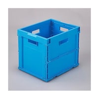 アズワン 380x305x331mm/30.6L 折畳コンテナ(青) EA506AA49 EA506AA49 1個