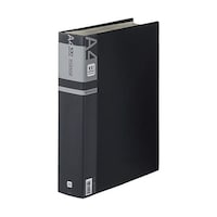 アズワン A4/S型 クリアーブック(100枚/黒) EA762CC79 EA762CC79 1冊