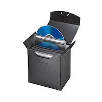 アズワン CD/DVD/BD用 不織布ケース(収納ボックス付/ブラック) EA762EE108 EA762EE108 1パック