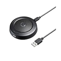 アズワン 1.5m 高感度USBマイク(WEB会議向けフラット型) EA764AB158 EA764AB158 1個