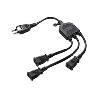 アズワン AC125V/15Ax0.5m 分配コード(3口) EA815GA87 EA815GA87 1個