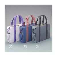 アズワン 275x355x110mm オフィス用トートバッグ(グレー) EA927AS22 EA927AS22 1個