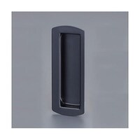アズワン 105x 40 mm 引戸・開き戸兼用取手(マットブラック) EA951C28 EA951C28 1個