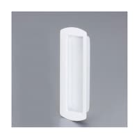 アズワン 105x 40 mm 引戸・開き戸兼用取手(ホワイト) EA951C29 EA951C29 1個