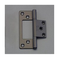 アズワン 102x 33 mm フラッシュ丁番(ステンレス製/マットブラック) EA951HC39 EA951HC39 1枚