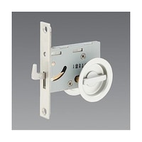 アズワン 2836mm/38mm ケース引戸鎌錠(両面サムターン/シルバー EA951KG26 EA951KG26 1個