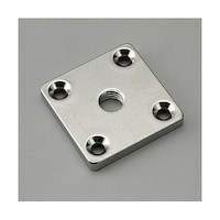 アズワン 40角用 エンドプレート(M10x1.5) EA976CB49 EA976CB49 1個