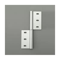 アズワン 70x130mm 40角用アルミ旗丁番(左用) EA976CB65 EA976CB65 1個