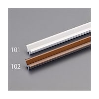 アズワン 15x1800mm 戸車用レール(V型/アルミ製/ブロンズ) EA986RH102 EA986RH102 1個