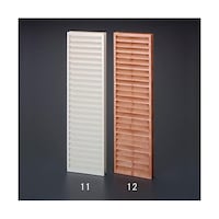 アズワン 150x600mm 立型ドア用ガラリ(チーク) EA997MF12 EA997MF12 1個